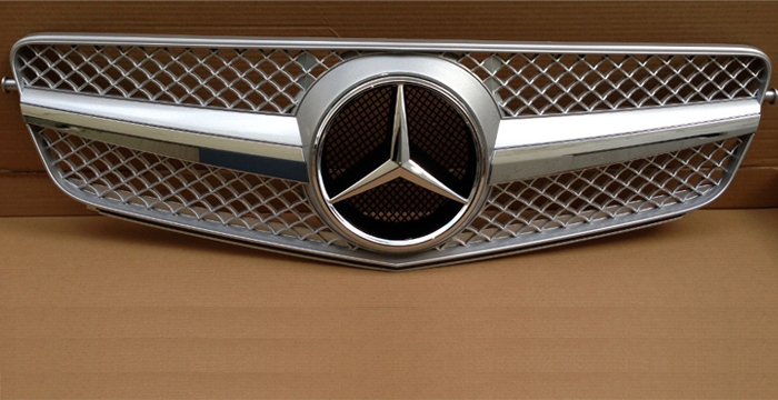 Custom Mercedes C Class Sedan Grill (2008 - 2013) - $299.00 (Part #MB-029-GR)
